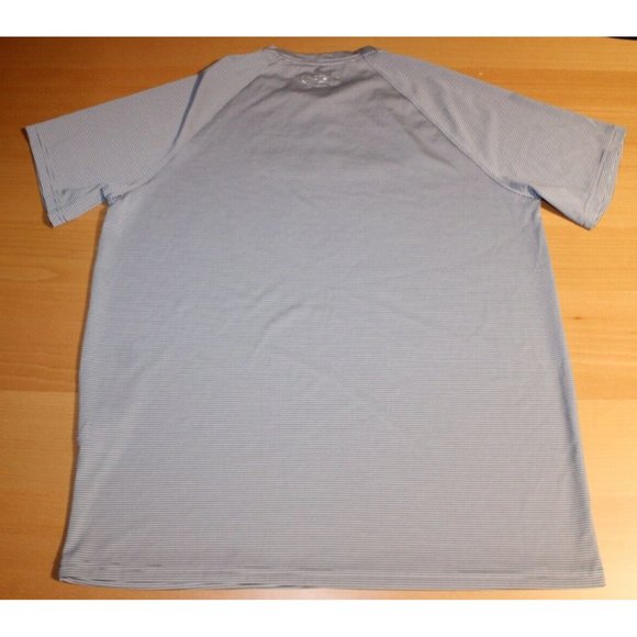 Mens Under Armour Stripe Tech Locker Wartburg Short Sleeve Shirt Large 1276222 - Picture 4 of 5